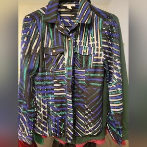 Dana Buchman Blue and Green Garment